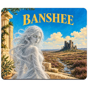 Tapis De Souris Banshee, Monstre de Fantaisie Gothique