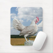 Tapis De Souris Bantam Hen sur le blog Fence Post Mousepad (Avec souris)