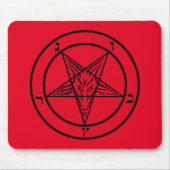 Tapis De Souris Baphomet Pentagramme Souris (Devant)