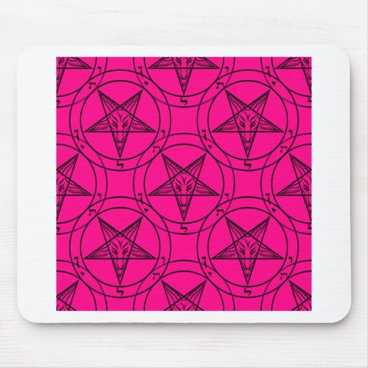 Tapis De Souris baphomet rose (Devant)