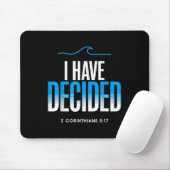 Tapis De Souris Baptême J'Ai Décidé Baptisé (Avec souris)