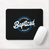 Tapis De Souris Baptized Christian Baptism Left It In The Water Ma (Avec souris)