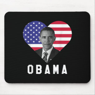 Tapis De Souris Barack Obama 44ème Président des États-Unis J'aime