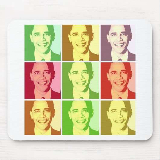 Tapis De Souris Barack Obama Pop Art (Devant)