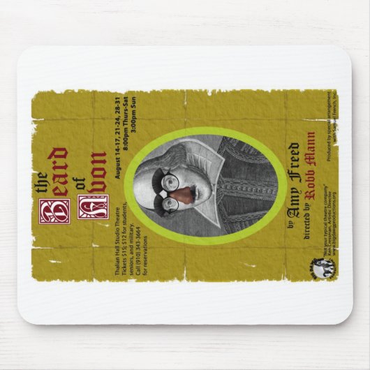 Tapis De Souris Barbe d'Avon Mousepad - customisé (Devant)