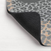 Tapis De Souris Barbe grise et imprimé léopard (Coin)