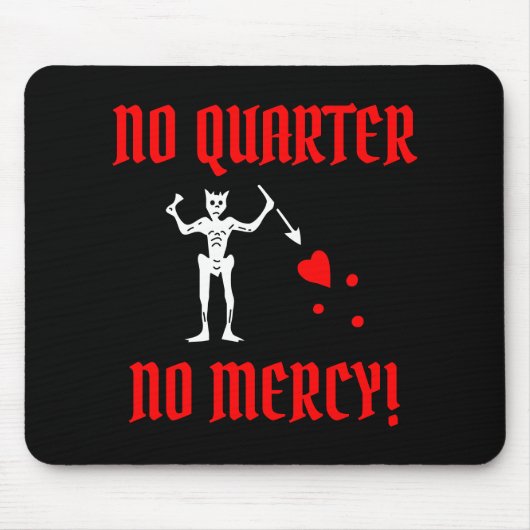Tapis De Souris Barbe noire le pirate (Edward Teach) (Devant)