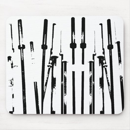 Tapis De Souris Barbell Forrest Pad (Devant)