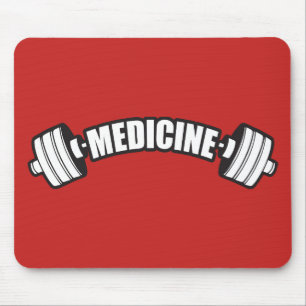 Tapis De Souris Barbell - Iron Medicine - Weight Lifting Gym