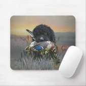 Tapis De Souris Barbet, Chien d'eau français (Avec souris)