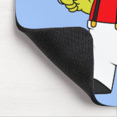 Tapis De Souris Barbier À Rex Tyrannosaurus Avec Ciseaux. (Coin)