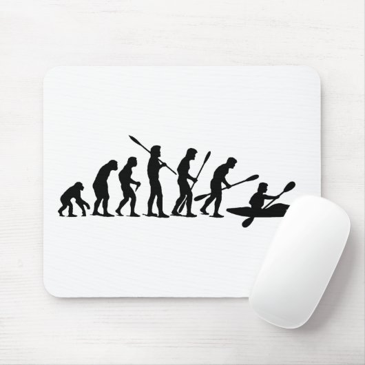 Tapis De Souris Barbotant l'évolution (kayak) (Avec souris)