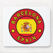 Tapis De Souris Barcelone Espagne (Devant)