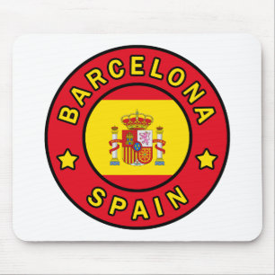 Tapis De Souris Barcelone Espagne
