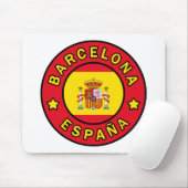 Tapis De Souris Barcelone Espagne (Avec souris)