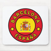 Tapis De Souris Barcelone Espagne (Devant)