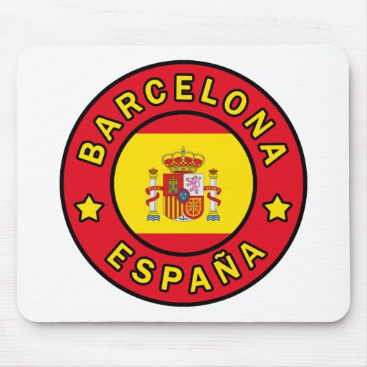 Tapis De Souris Barcelone Espagne (Devant)