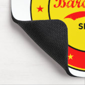 Tapis De Souris Barcelone, Espagne, cercle aux couleurs du drapeau (Coin)