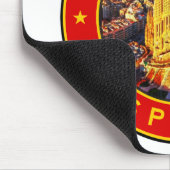 Tapis De Souris Barcelone, Espagne, cercle, rouge (Coin)
