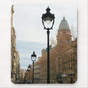 Tapis De Souris Barcelone, Espagne - Portail del Angel Mouse Pad