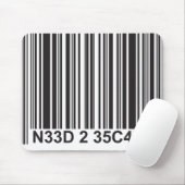 Tapis De Souris Barcode Leetspeak - Nécessité d'échapper à la cart (Avec souris)