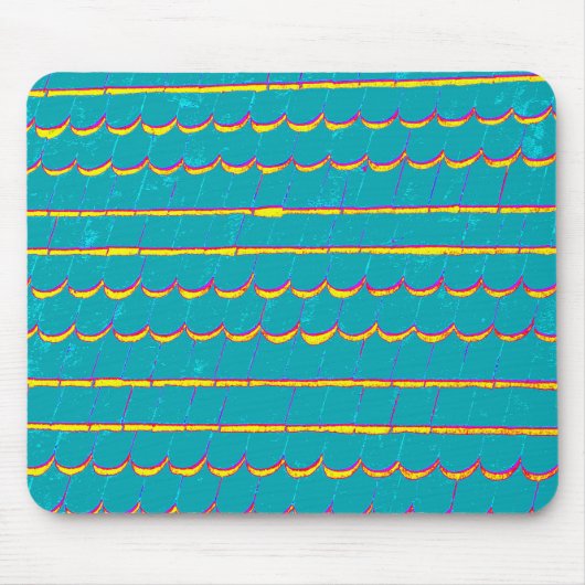 Tapis De Souris bardeaux bleu-vert (Devant)