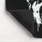 Tapis De Souris Bark For Me Gothic Fierce Dog  (Coin)