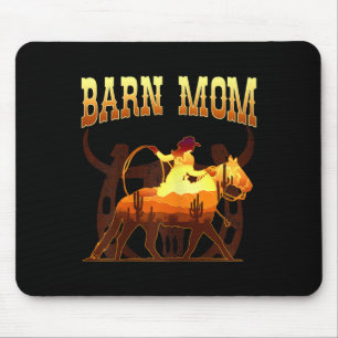 Tapis De Souris Barn Maman I équestre Cheval Fan