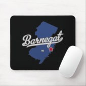 Tapis De Souris Barnegat New Jersey Nj Map (Avec souris)