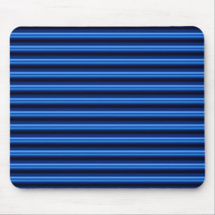 Tapis De Souris Barres horizontales en métal bleu