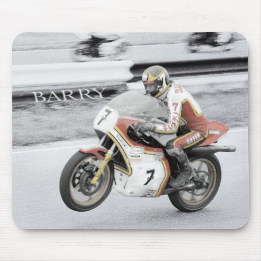 Tapis De Souris Barry Sheene (Devant)