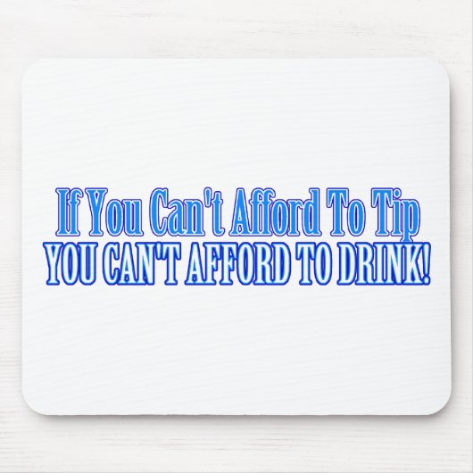 Tapis De Souris Bartender dit : (Devant)