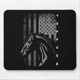 Tapis De Souris Basbo Uni-kids Black Flag Print - Équitation