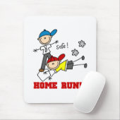 Tapis De Souris Base-ball coup de circuit (Avec souris)