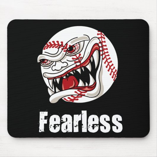Tapis De Souris Base-ball courageux (Devant)