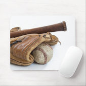 Tapis De Souris Base-ball et bat (Avec souris)