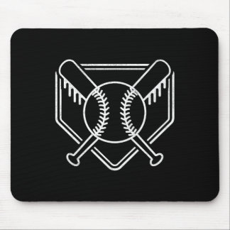 Tapis De Souris Base de baseball vintage Home Plate Boys Base de b