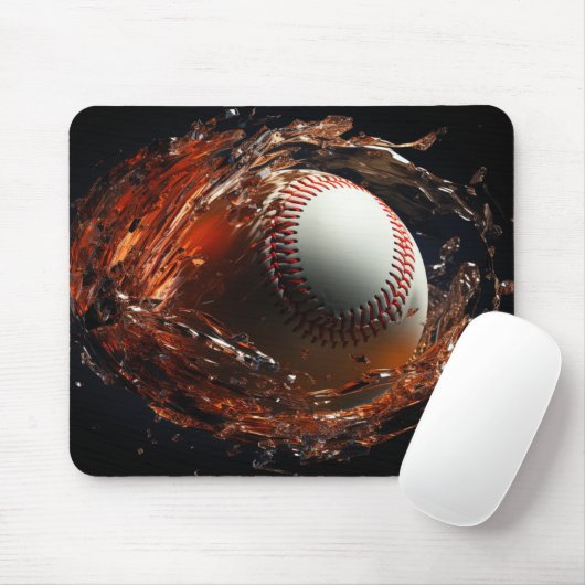 Tapis De Souris Baseball (Avec souris)