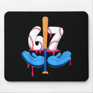 Tapis De Souris Baseball 67 Six Seven Gen Alpha Meme Drip