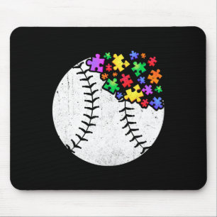 Tapis De Souris Baseball Autisme Puzzle Hommes Femmes Autisme Enfa