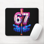 Tapis De Souris Baseball Drip 6 7 Number 67 Six Seven Meme Mens Bo (Avec souris)