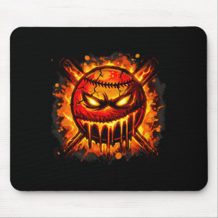 Tapis De Souris Baseball Drip Colère Slime Balle Graphique Lava