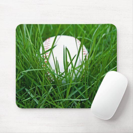 Tapis De Souris Baseball en herbe (Avec souris)