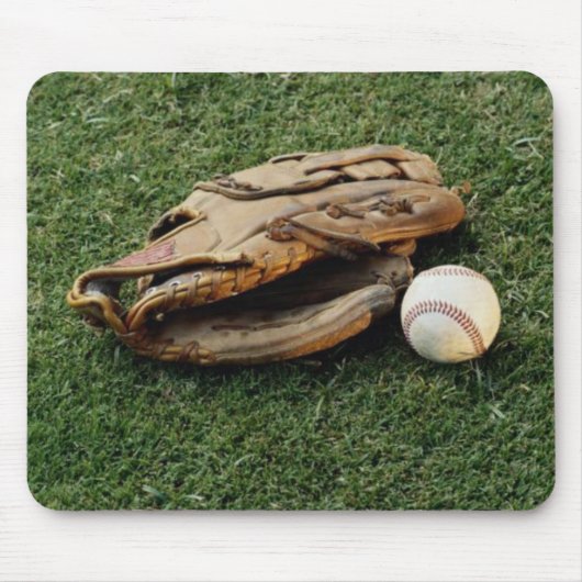Tapis De Souris Baseball & Glove Mousepad (Devant)