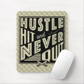Tapis De Souris Baseball Hustle Hit & Never Quitter Mouse Mat (Avec souris)