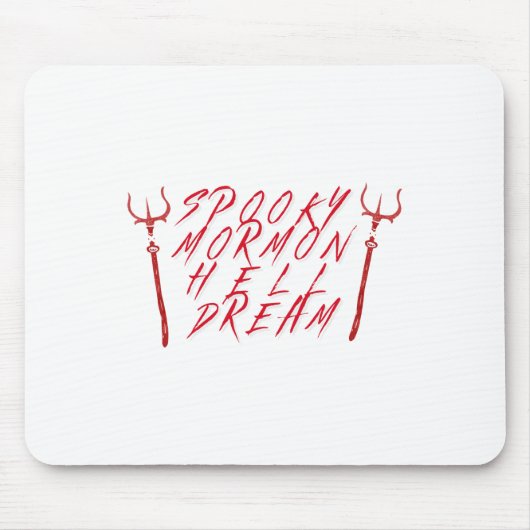 Tapis De Souris Baseball Skeleton Halloween Hommes garçons Basebal (Devant)