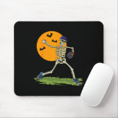 Tapis De Souris Baseball Skeleton Halloween Hommes garçons Basebal (Avec souris)