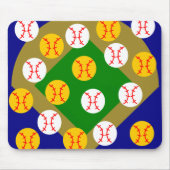 Tapis De Souris Baseball/Softball (Devant)