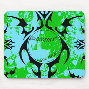 Tapis De Souris baseball. tribal.