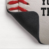 Tapis De Souris Baseball with Customizable Text (Coin)